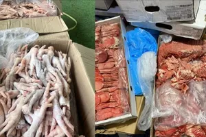 Phát hiện hơn 2,5 tấn thực phẩm đông lạnh không rõ nguồn gốc ở Đà Lạt