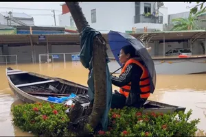 Tôi muốn khóc khi chơi vơi giữa vùng lũ