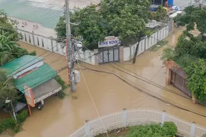 Nha Trang mưa không lớn, các xã vùng ven vẫn ngập