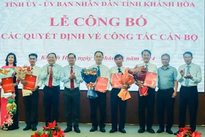 Khánh Hòa điều động, bổ nhiệm nhiều lãnh đạo sở, ngành