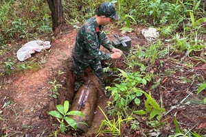 Xử lý 3 quả bom ở Lâm Đồng 