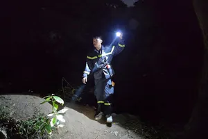 Thi thể nam thanh niên dưới vực sâu, cách chân núi Hoàng Ngưu Sơn 5km