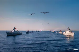 Tàu ngầm Kilo, máy bay diễu binh trên biển chào mừng Quốc khánh 2-9