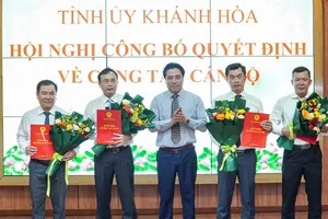 Khánh Hòa điều động, chỉ định 7 cán bộ chủ chốt