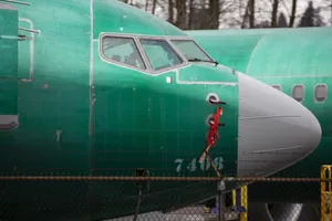 Máy bay Boeing 737 Max đang bị tồn kho. Ảnh: BLOOMBERG