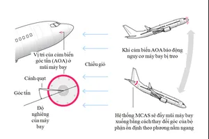 Tiết lộ nguyên nhân lỗi cảm biến trong tai nạn Boeing 737
