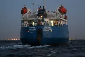 Tàu chở dầu của Nga. Ảnh: Reuters