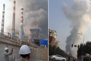 Nổ nhà máy khí hoá Trung Quốc, 12 người mất tích 