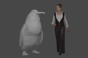 Tìm ra chim cánh cụt khổng lồ cao 1,6 m ở New Zealand