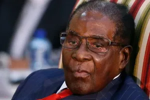 Tổng thống Mugabe. Ảnh: AFP