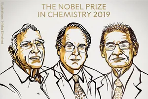 Nobel Hóa học 2019 trao cho 3 nhà nghiên cứu pin lithium-ion
