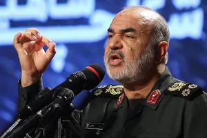 Tham mưu trưởng Liên quân Lực lượng Vệ binh Cách mạng Hồi giáo Iran, Thiếu tướng Hossein Salami. Ảnh: AFP