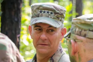 Đại tướng Stephen Townsend, người đứng đầu Bộ Tư lệnh châu Phi của quân đội Mỹ đã xác nhận tin đồn về mình là sai sự thật. Ảnh: STRIPES