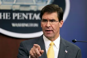 Bộ trưởng Quốc phòng Mỹ Mark Esper tuyên bố Mỹ muốn mở ra "một hướng đi mới" với Iran. Ảnh: AP