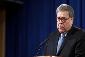  Bộ trưởng Tư pháp Mỹ William Barr. Ảnh: REUTERS