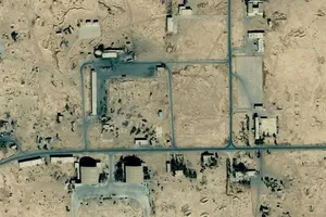 Căn cứ không quân T4 của Syria bị tên lửa, nghi của Israel, tấn công ngày 14-1. Ảnh: THESUN