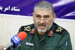 Tướng Hassan Shahvarpour - chỉ huy Lực lượng Vệ binh Cách mạng Hồi giáo Iran ở tỉnh Khuzestan vừa bị Mỹ trừng phạt. Ảnh: ARA NEWS