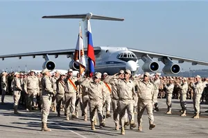Căn cứ không quân Hmeimim của Nga ở Syria bị tấn công ngày 19-1. Ảnh: RUSSIAN MILITARY