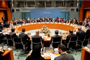 Hội nghị thượng đỉnh Libya tại Berlin (Đức) ngày 19-1. Ảnh: REUTERS