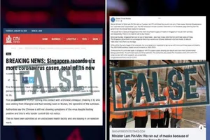 Các quốc gia nỗ lực ngăn chặn sự lan truyền của "tin tức giả mạo". Ảnh: THE STRAITS TIMES