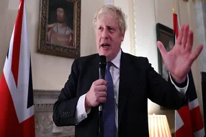 Thủ tướng Anh Boris Johnson sẽ đưa ra các điều khoản mạnh mẽ trong đàm phán thương mại hậu Brexit với EU. Ảnh: THE GUARDIAN