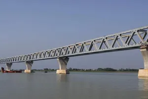 Dự án cầu qua sông Padma tại Bangladesh. Ảnh: GETTY IMAGES