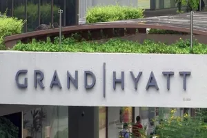 Khách sạn tại Singapore, nơi người đàn ông quốc tịch Anh dự hội nghị và được cho là bị lây nhiễm nCoV. Ảnh: AP