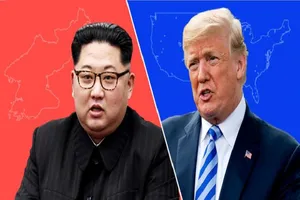 Nhà lãnh đạo Triều Tiên Kim Jong-un và Tổng thống Mỹ Donald Trump. Ảnh: CNN