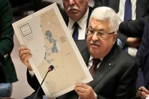 Tổng thống Palestine Mahmoud Abbas nói Kế hoạch hòa bình Trung Đông của Tổng thống Mỹ Donald Trump sẽ không thể tồn tại vì hạn chế chủ quyền Palestine. Ảnh: AP