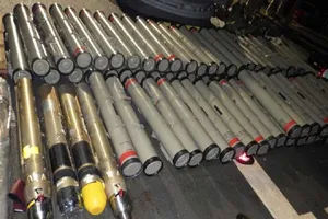 Số vũ khí được cho là do Iran thiết kế và sản xuất bị Hải quân Mỹ bắt giữ ngày 9-2-2020. Ảnh: MILITARY.COM