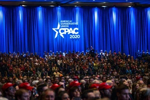 Quang cảnh Hội nghị Hành động chính trị bảo thủ (CPAC) hồi cuối tháng 2. Ảnh: CNN