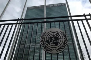 Một nhà ngoại giao nữ đầu tiên tại trụ sở Liên Hiệp Quốc tại New York (Mỹ) nhiễm COVID-19. Ảnh: REUTERS