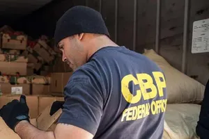 Hải quan Mỹ đã bắt giữ một lô hàng nghi là kit xét nghiệm COVID-19 giả tại sân bay quốc tế O'Hare, Chicago. Ảnh: CBP