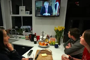 Thủ tướng Anh Boris Johnson ban hành lệnh phong tỏa đất nước trong vòng 3 tuần. Ảnh: AFP