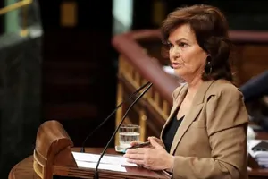 Phó Thủ tướng Tây Ban Nha, bà Carmen Calvo đã nhiễm COVID-19. Ảnh: REUTERS