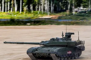Xe tăng T-90M. Ảnh: TASS
