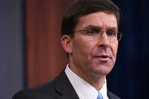 Bộ trưởng Quốc phòng Mỹ Mark Esper. Ảnh: REUTERS