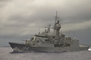 Tàu hộ vệ HMAS Parramatta của Hải quân Hoàng gia Úc. Ảnh: HẢI QUÂN HOÀNG GIA ÚC