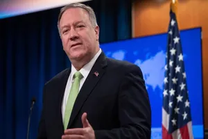 Ngoại trưởng Mỹ Mike Pompeo cáo buộc Trung Quốc huỷ mẫu virus gây COVID-19. Ảnh: AFP