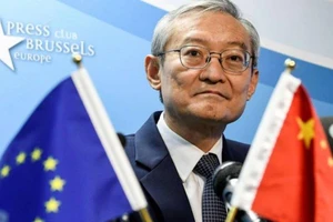 Đại sứ Trung Quốc tại châu Âu Trương Minh. Ảnh: FINANCIAL TIMES