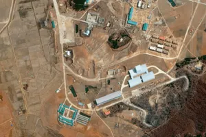 Hình ảnh vệ tinh "cơ sở hỗ trợ tên lửa đạn đạo Sil-li" của Triều Tiên. Ảnh: CSIS