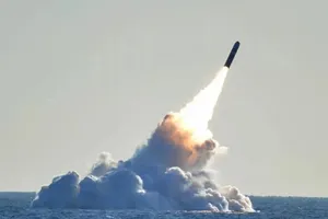 Hình ảnh từ một vụ phóng thử tên lửa JL-3. Ảnh: SCMP