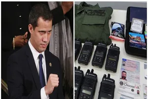 Lãnh đạo phe đối lập Venezuela Juan Guaido được cho là đã gặp người đứng đầu Silvercorp USA - công ty tổ chức cuộc đột kích Venezuela. Ảnh: RT