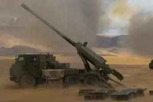 Hệ thống pháo tự hành xe tải PCL-181 được PLA triển khai đến Tây Tạng. Ảnh: SCMP