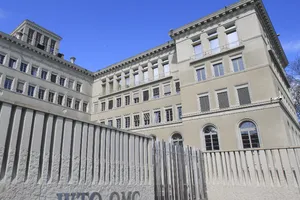 Trụ sở Tổ chức Thương mại thế giới (WTO) ở Geneva, Thụy Sỹ. Ảnh: TÂN HOA XÃ