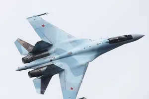 Một máy bay chiến đấu Su-35 của Không quân Nga. Ảnh: TASS