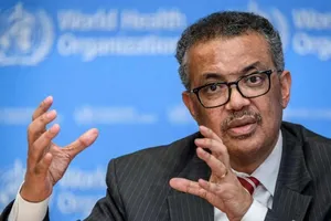 Tổng Giám đốc Tổ chức Y tế thế giới Tedros Adhanom Ghebreyesus. Ảnh: AFP