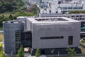 Viện Virus học Vũ Hán ở thành phố Vũ Hán thuộc tỉnh Hồ Bắc, Trung Quốc - Ảnh: AFP