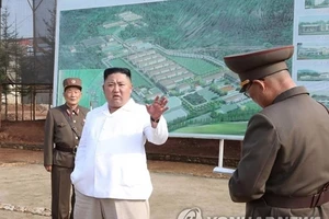 Nhà lãnh đạo Triều Tiên Kim Jong-un. Ảnh: YONHAP