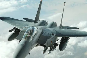Một chiếc F-15 của Không quân Mỹ.